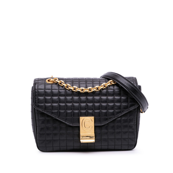 Pre-Loved Celine Medium Quilted Calfskin C Bag - Picture 1 of 10